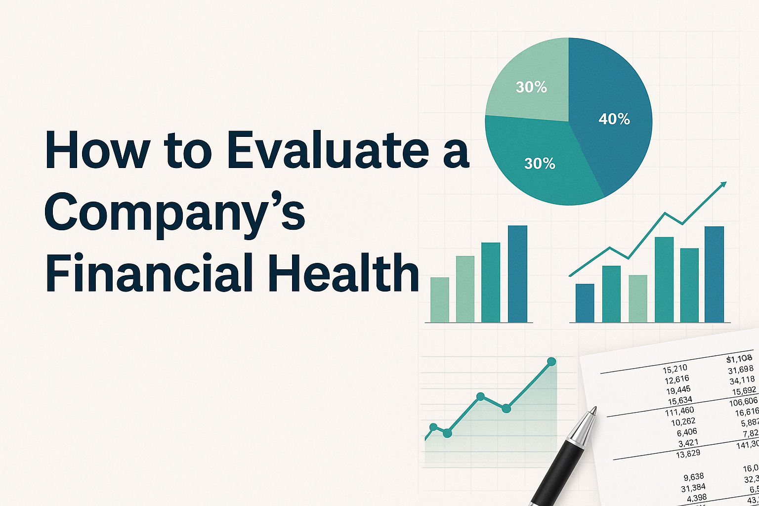 How to Evaluate a Company’s Financial Health