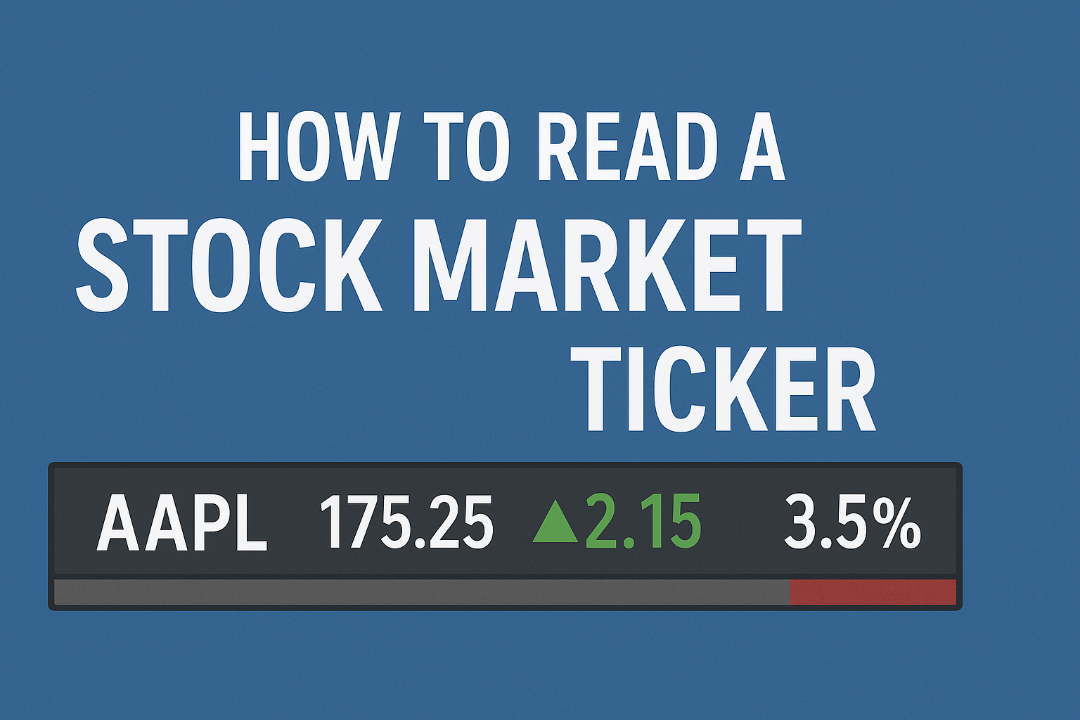 How to Read Stock Ticker Symbols and Quotes Like a Pro