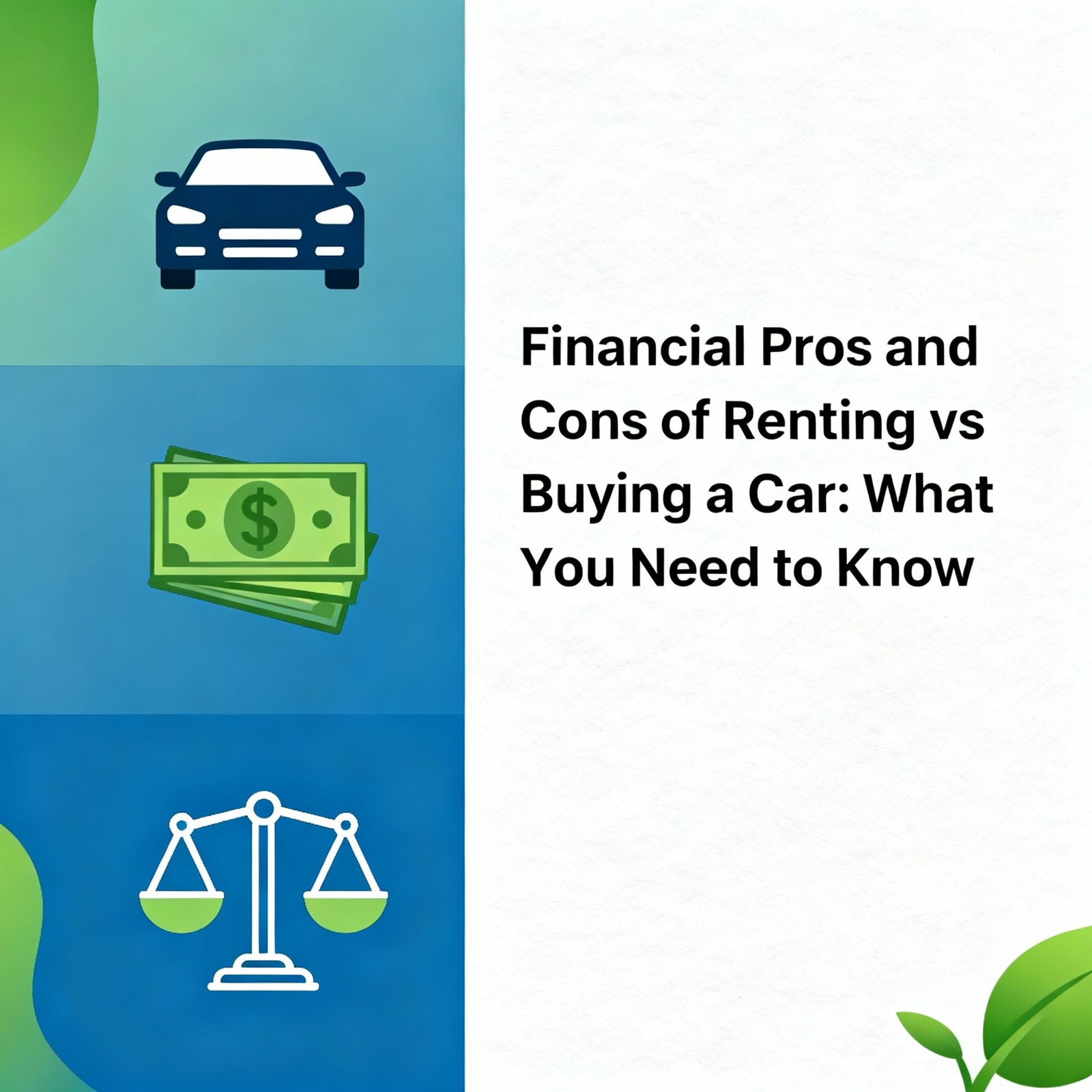 Financial Pros and Cons of Renting vs Buying a Car: What You Need to Know