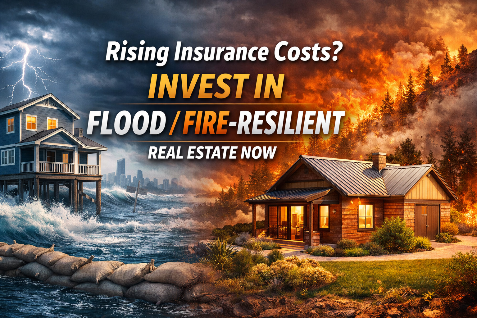 Rising Insurance Costs? Invest in Flood/Fire-Resilient Real Estate Now
