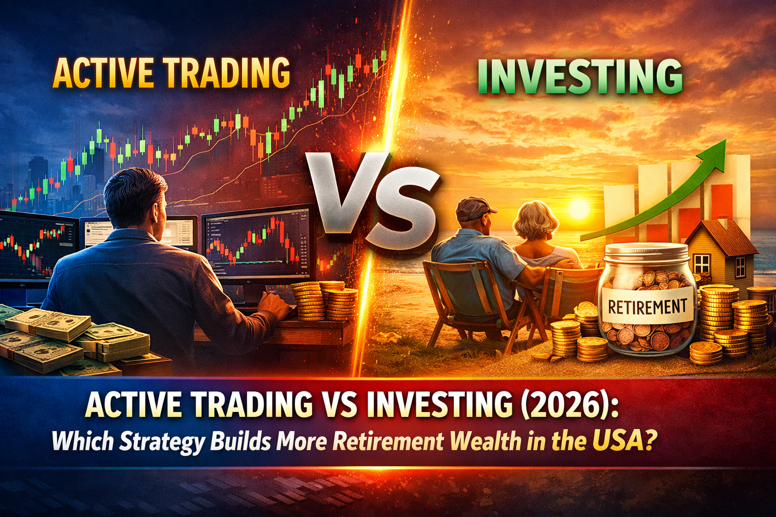 Active Trading vs Investing: Which Delivers Better Retirement Returns?