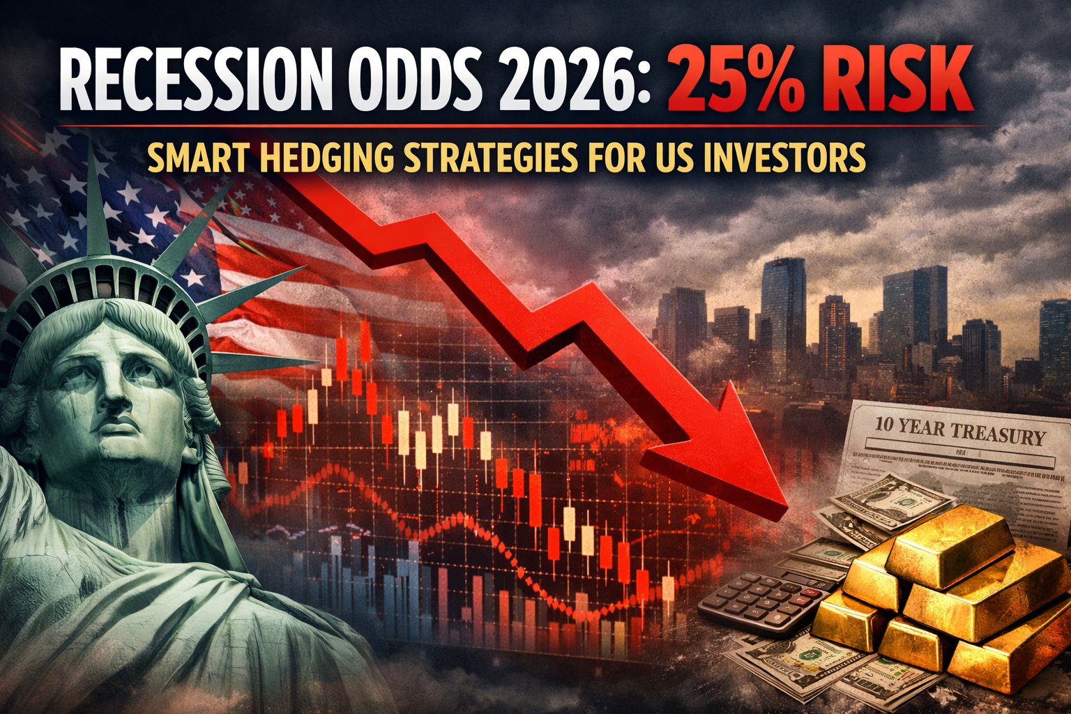 Recession Odds 2026 US Experts: 25% Risk—How to Hedge